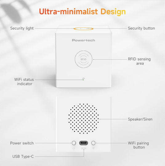 Powertech Autonomous Wireless Alarm System with 2 Tags