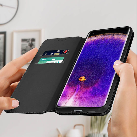 Case Oppo Find X5 Pro Wallet Function Video Support Black