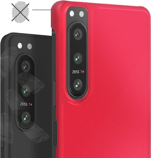 Avizar Hülle Sony Xperia 1 VI Anti-Tracking Matte Rot