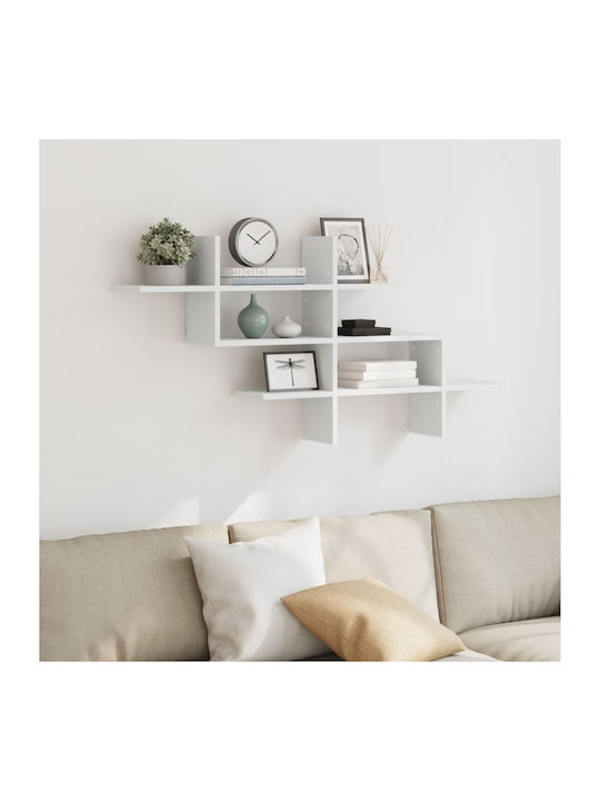 Shelf Wall White 124.5x18x60.5cm