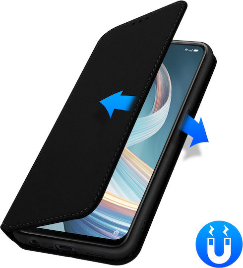 Back Cover Oppo Reno 4z Wallet Stand Function Black