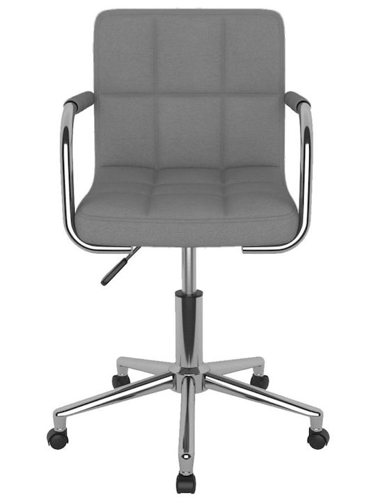 Rotating Chair Visitor in Gray Color 48x47x74.5cm 1pcs