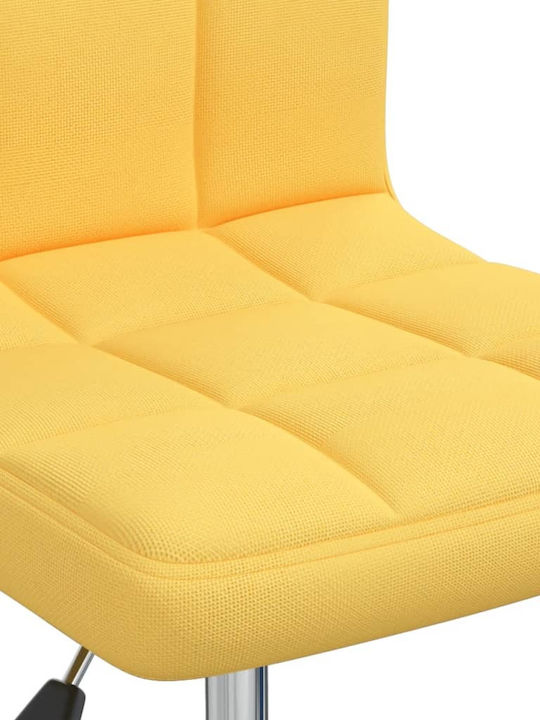 Stuhl mit Rollen in Gelb Farbe 40x47x74.5cm 1Stück