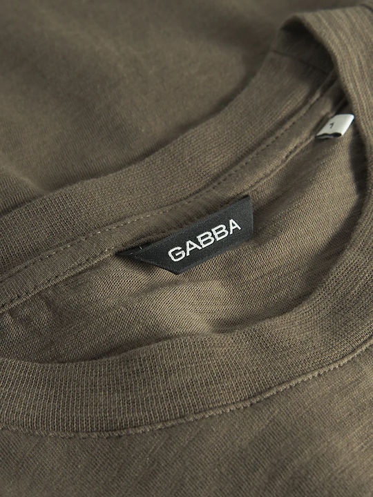 T-shirt Καφέ