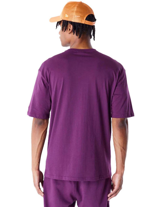 New Era League T-shirt Bărbătesc cu Mânecă Scurtă Violet