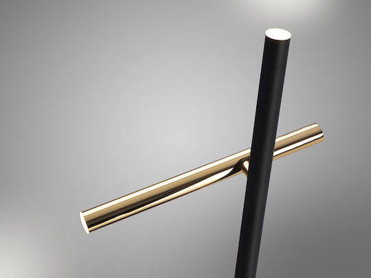 Varas Lampa de podea LED Î167xL41cm. cu Lumină Alb Cald 900lm Auriu
