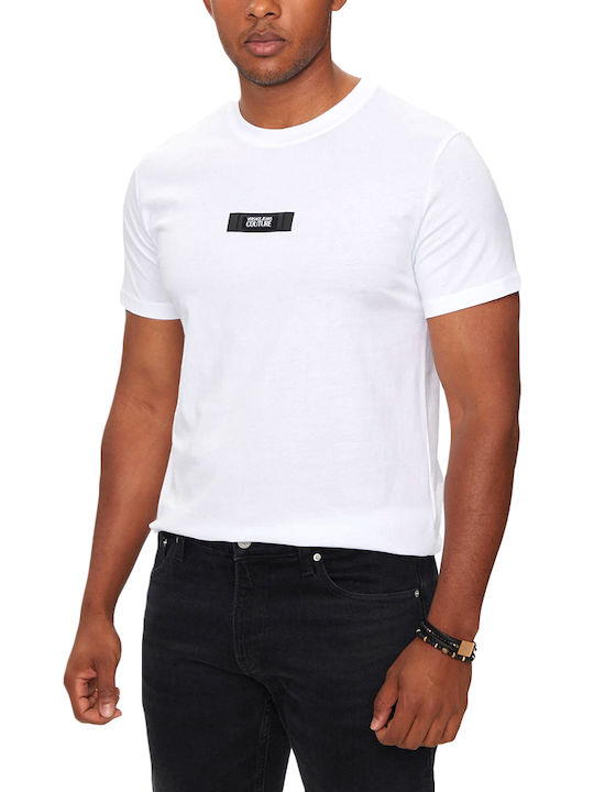 Versace T-shirt Bărbătesc cu Mânecă Scurtă White