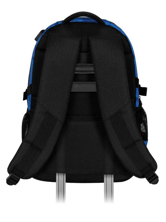 Karactermania Schulranzen Rucksack Junior High-High School in Blau Farbe