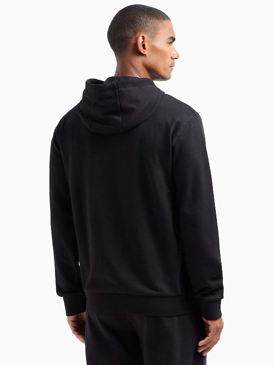 Emporio Armani Herren Sweatshirt mit Kapuze Schwarz