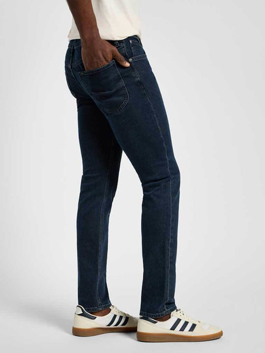 Luke Ανδρικό Παντελόνι Τζιν με Slim Tapered Εφαρμογή Dark Blue