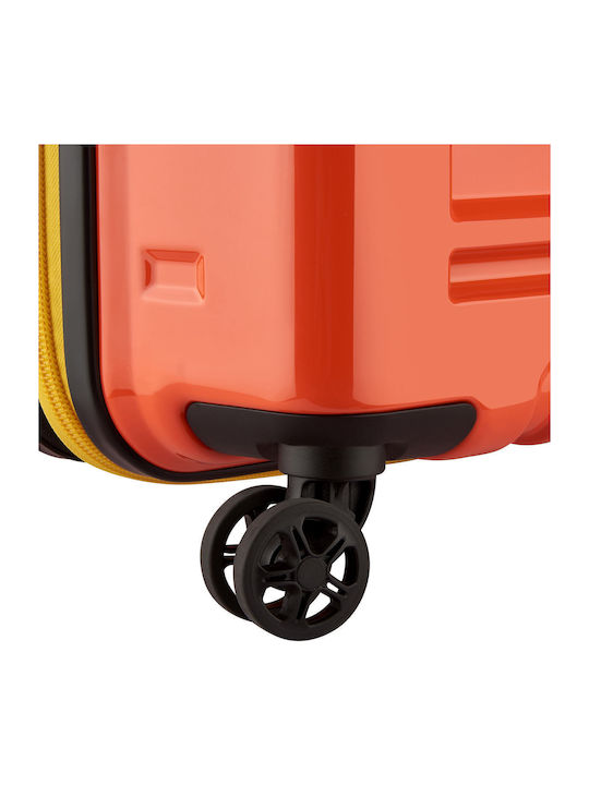 Delsey Rempart Große Hartschale Koffer Orange mit 4 Rädern Höhe 73cm