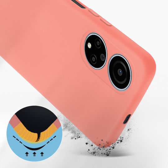 Husă Honor X7 Silicon Semi-rigidă Moale Subțire Roz