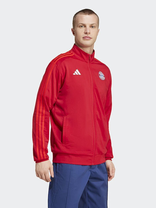 adidas Bayern Munich DNA TT Men's Cardigan Red IT4154 | Skroutz.mt