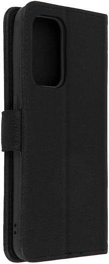Rückseite Oppo A94 5G Vollfunktions-Wallet Schwarz