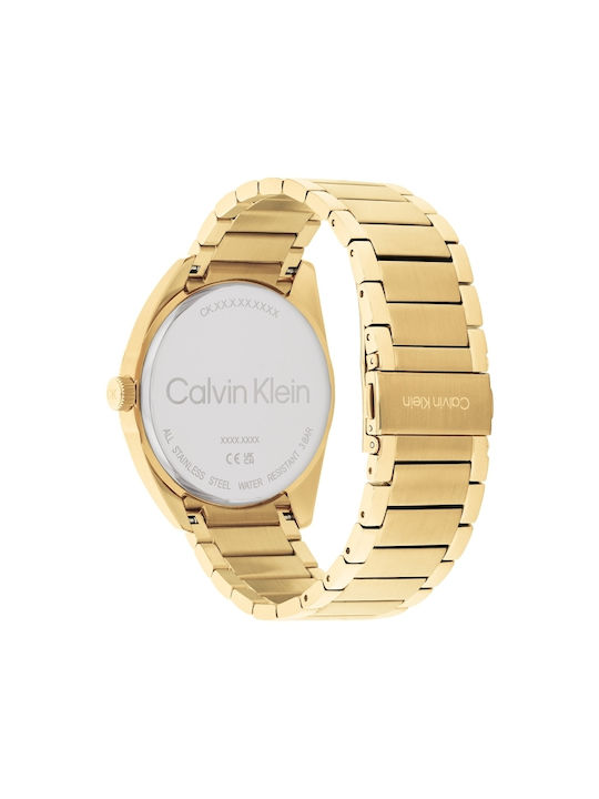 Calvin Klein Watch Battery with Gold Metal Bracelet