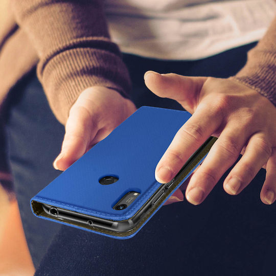 Folio Case Honor 8a Huawei Y6 Y6s Magnetic Cover Card-holder Stand Navy