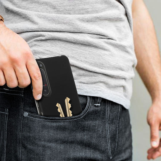 Case Sony Xperia 5 2 Rigid Rubber Finish Matte Black