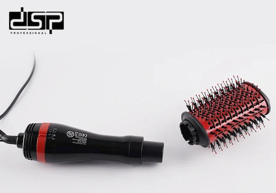 DSP 50107 Electric Brush with Air for Hair Straightening 1000W Black / Red