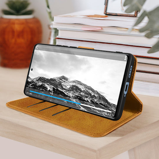 Folio-Hülle Vivo X80 Pro Video-Ständer Braun