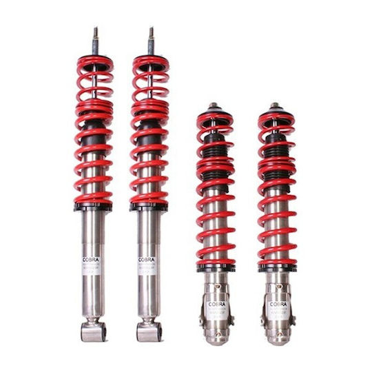 Cobra Set Shock Absorbers Adjustable 4pcs for Seat Leon