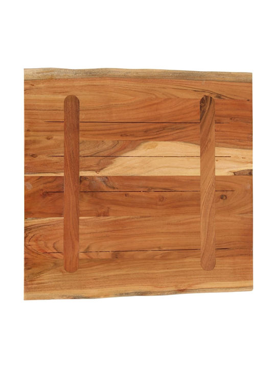 vidaXL Rectangular Table Surface made of Solid Wood Acacia - Brown 40x40x3.8cm 370630 1pcs