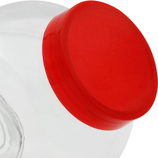 Keskor Βάζο Γενικής Χρήσης με Καπάκι Γυάλινο 1700ml