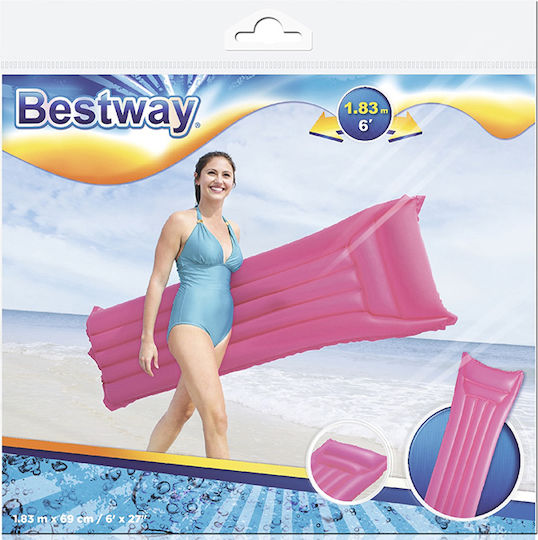 Bestway Φουσκωτό Στρώμα Θαλάσσης Φούξια 183x69cm