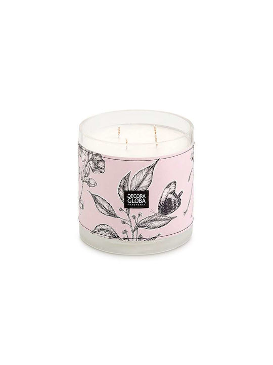 Decoragloba Scented Candle Jar with Scent Almond White 1550gr 1pcs