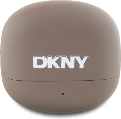 DKNY DKTWST6AEHLW Earbud Bluetooth Handsfree Earphones with Charging Case Brown