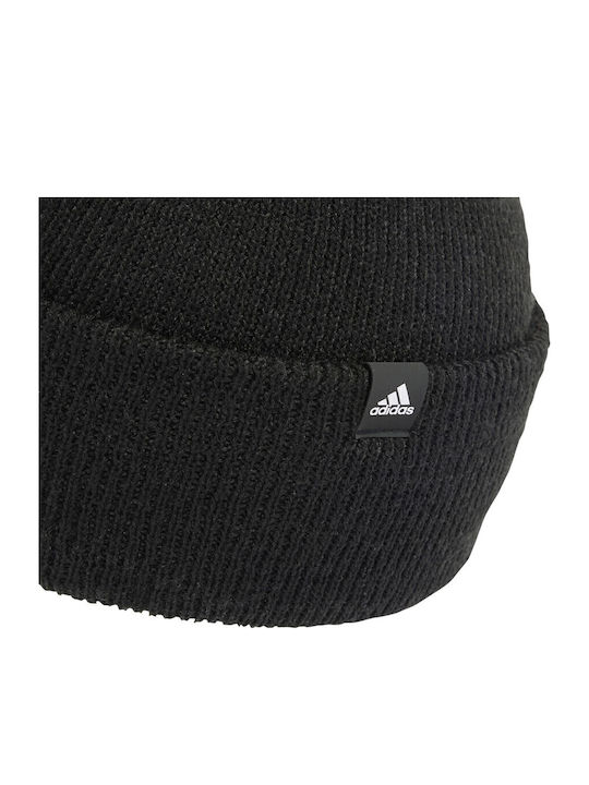 3-Stripes Beanie Ανδρικός Σκούφος Πλεκτός σε Μαύρο χρώμα