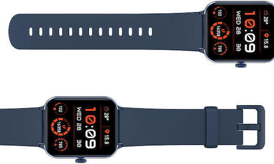 BlackView R50 45mm Smartwatch με Παλμογράφο (Μπλε)