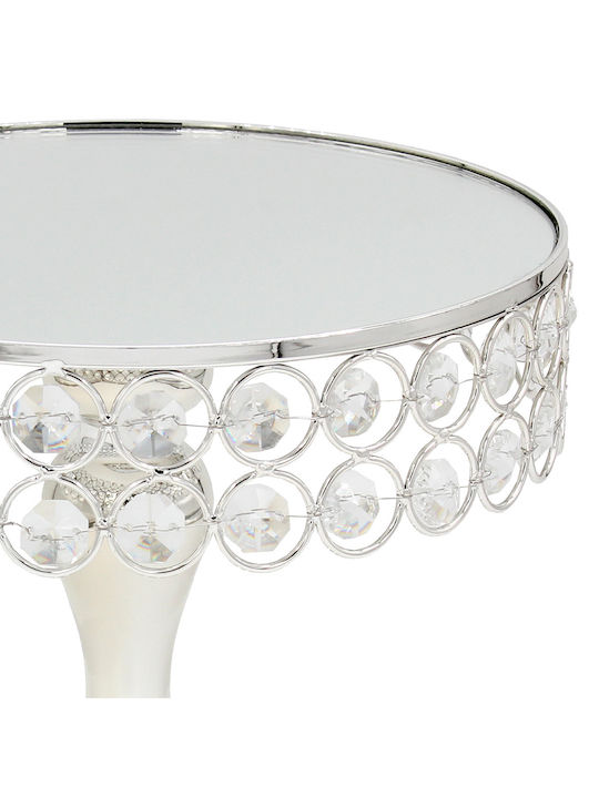 Keskor Cake Stand Silver 20x20x20cm