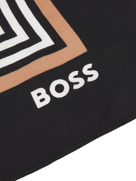 Boss Γυναικείο Φουλάρι Μαύρο