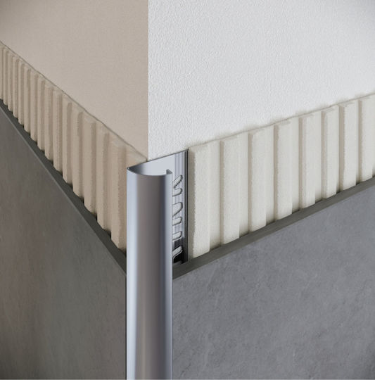 Euroshrink Προφίλ Αλουμινίου για Πλακίδια 250x1εκ.