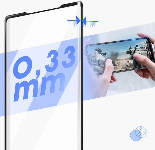 Tempered Glass Google Pixel 7 Pro Screen Protector 9h Bigben Black Contour