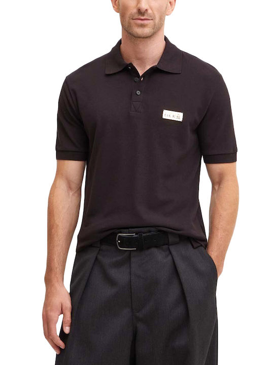 Versace Men's Short Sleeve Blouse Polo BLACK