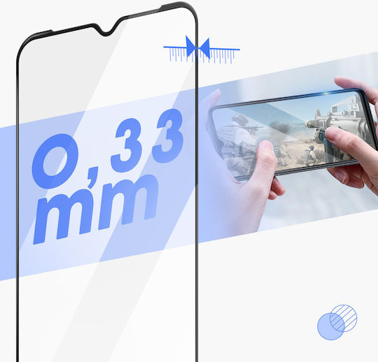 Panzerglas Displayschutz Redmi 10a 9c 9a 9h Schräg Bigben Schwarz