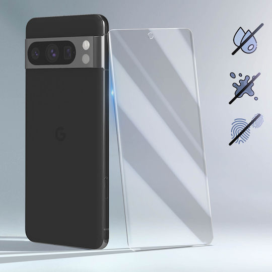 Google Pixel 8 Pro Tempered Glass 9h Curved 3d Edges Bigben Transparent