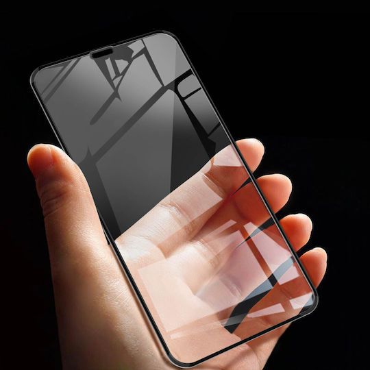 Протектор за екран от закалено стъкло Iphone Xr 11 с черни скосени ръбове
