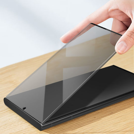 Tempered Glass for Samsung Galaxy S23 Ultra High Protection 9H Ultra Thin 0.33mm Full Face Black