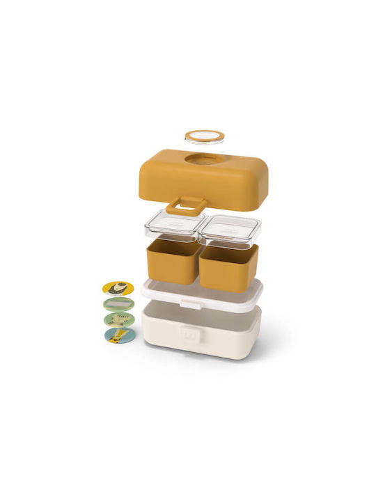 Monbento Microwave Silicone Lunch Box Orange 800ml