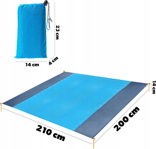 Kadax Bettdecke in Blau Farbe