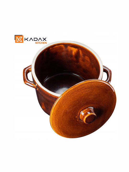 Kadax Γάστρα Στρογγυλή Κεραμική 2.5lt