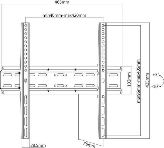 ATC ATC-2544 Wall TV Mount up to 35kg