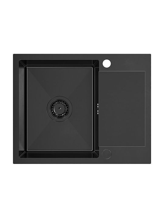 Quadron Drop-In Мивка Inox Ш60xД48см Черен