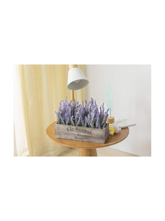 Plantă Artificială în Ghiveci Mic Lavanda Velener Purple 26.5cm 1buc