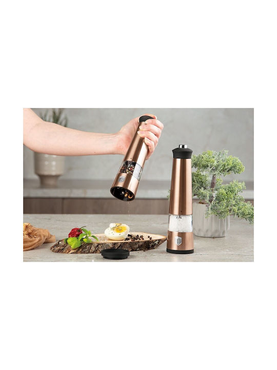 Berlinger Haus Electric Set Spice Mills made of Metal in Pink Color 23cm 2pcs
