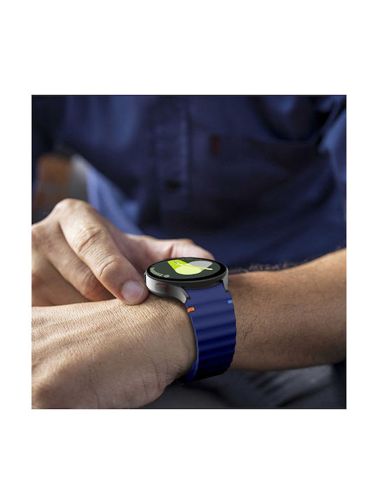 Tech-Protect Λουράκι Σιλικόνης Navy Μπλε (Galaxy Watch 4 / 5 / 5 Pro / 6 / 7 / FE)