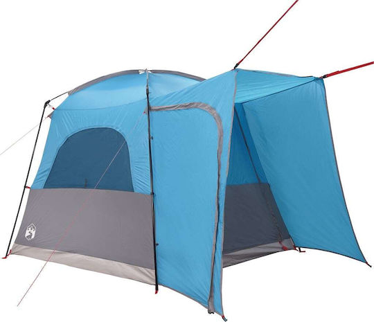 vidaXL Camping Tent Blue for 4 People 410x357x222cm