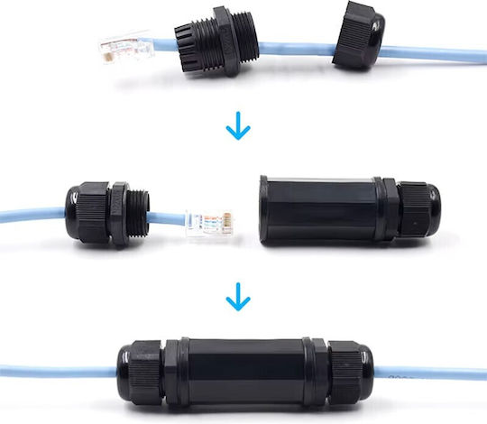 E Zy.Net EZ-RJ45CPL-W1 Fiber Optic Adapter 1pcs